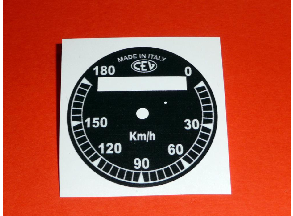 Adesivo quadrante strumento contakilometri Cev Ducati Scrambler 250 350 450