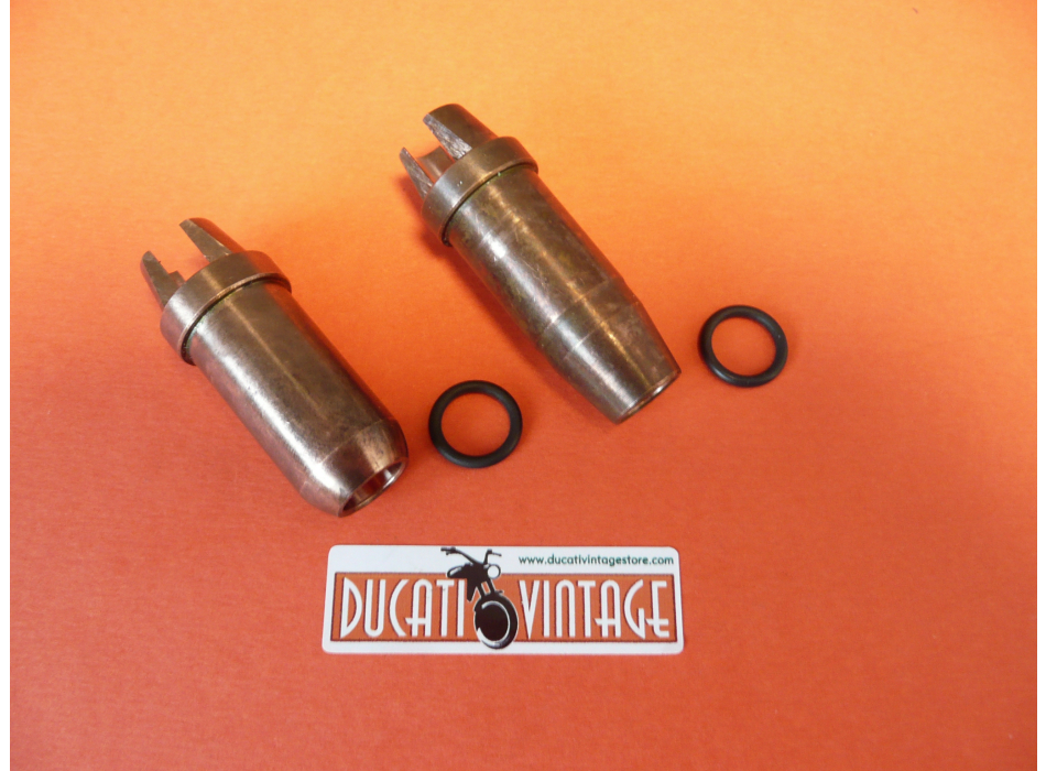 2 guida valvola per tutti i monocilindrici Ducati carter larghi con testa Desmo 
