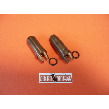 2 guida valvola per tutti i monocilindrici Ducati carter larghi con testa Desmo 