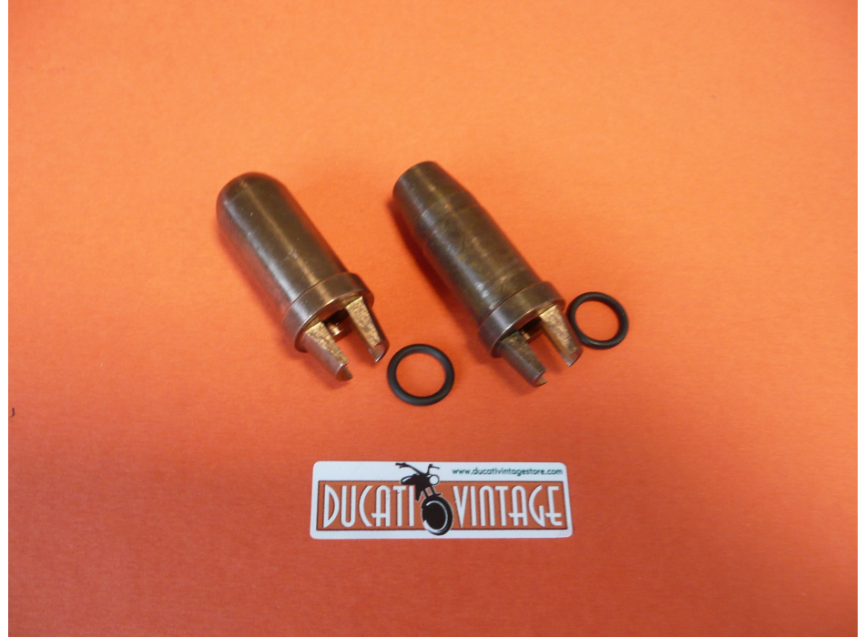 2 guida valvola per tutti i monocilindrici Ducati carter larghi con testa Desmo 