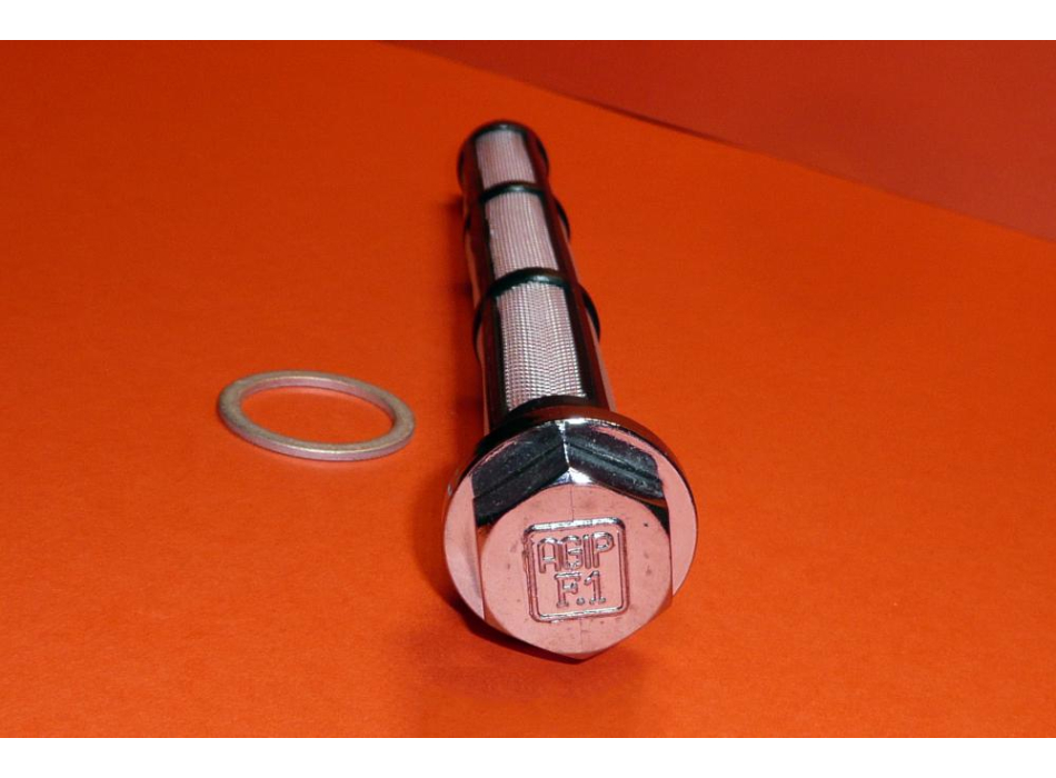 Tappo filtro olio completo di filtro per monocilindrico Ducati Scrambler