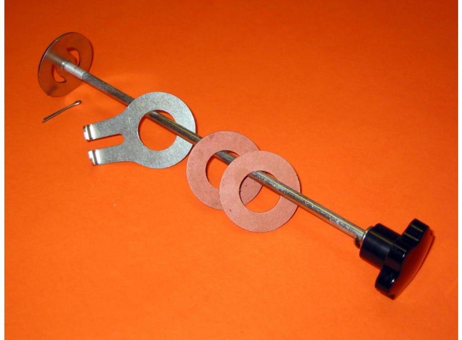 frenasterzo completo con pomolo 6 punte per monocilindrico Ducati RT