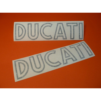 Adesivi serbatoio - identici all'originale - per monocilindrico Ducati RT