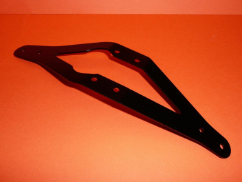 supporto parafango anteriore in metallo verniciato nero per Ducati RT