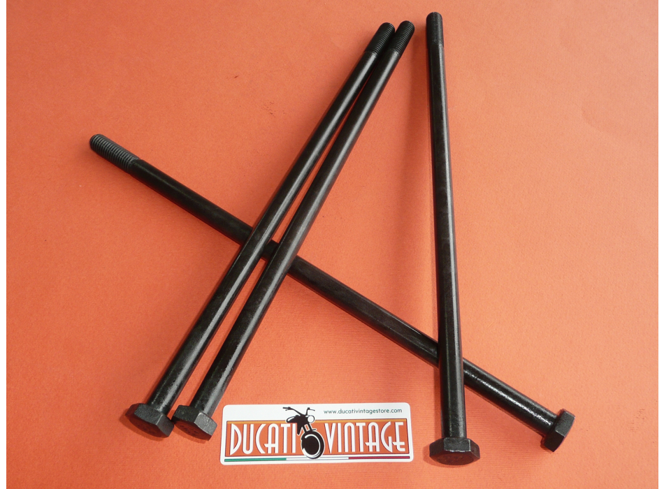 4 tiranti testa-cilindro originali 350cc Ducati Scrambler RT MK3 e Ducati Desmo 