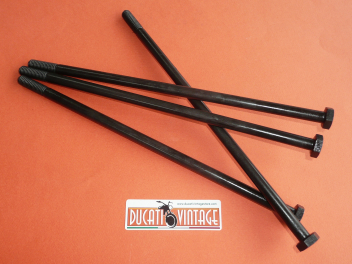4 tiranti testa-cilindro originali per 250cc Ducati Scrambler  MK3 Ducati Desmo 