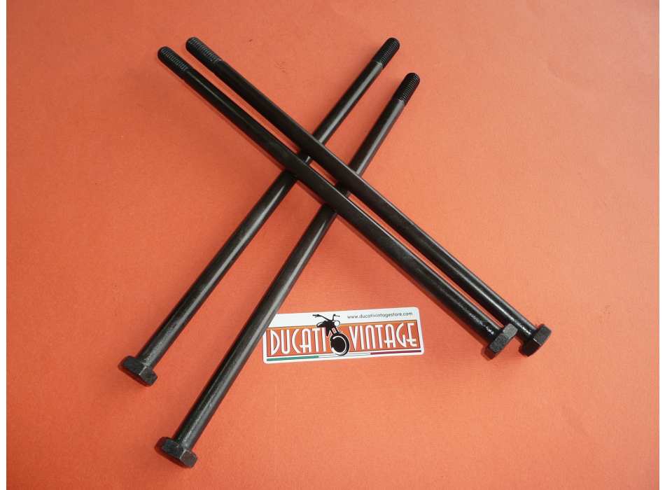 4 tiranti testa-cilindro originali per 450cc Ducati Scrambler  MK3 Ducati Desmo 