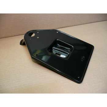 Porta targa CEV in metallo verniciato nero per Ducati GT 750 e 900 SS  '73-'77