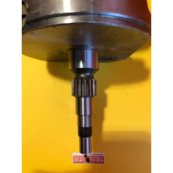 Albero motore originale, totalmente ricondizionato, per monocilindrici Ducati carter larghi 450cc Scrambler (1968/1976)