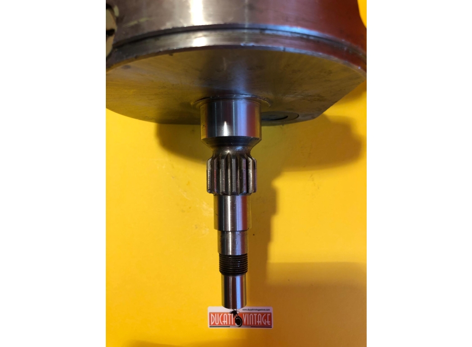 Albero motore originale, totalmente ricondizionato, per monocilindrici Ducati carter larghi 450cc Scrambler (1968/1976)
