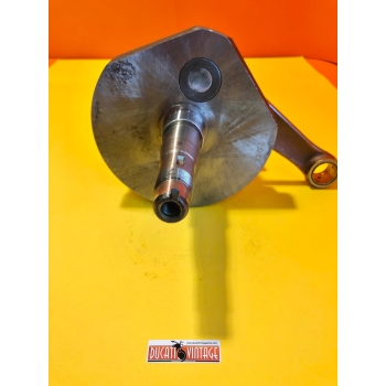 Albero motore originale, totalmente ricondizionato, per monocilindrici Ducati carter larghi 450cc Scrambler (1968/1976)