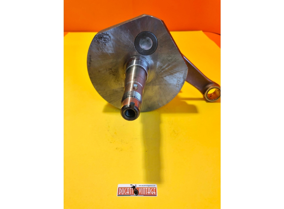 Albero motore originale, totalmente ricondizionato, per monocilindrici Ducati carter larghi 450cc Scrambler (1968/1976)