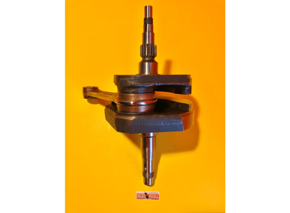 Albero motore originale, totalmente ricondizionato, per monocilindrici Ducati carter larghi 450cc Scrambler (1968/1976)