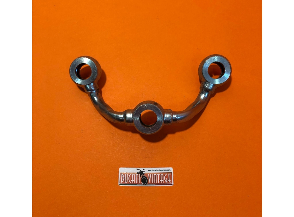 Cannetta raccordo olio ORIGINALE per monocilindrici Ducati carter larghi e stretti