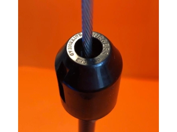 Cavo freno posteriore L. totale mm. 615 con interruttore stop ORIGINALE per Ducati 750 S con freno posteriore a tamburo