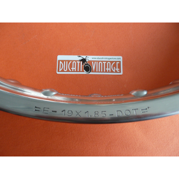 Cerchione anteriore Radaelli 1,85x19 inox per Ducati Scrambler 250 350 450 1° serie 