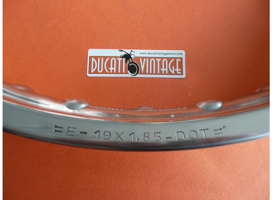 Cerchione anteriore Radaelli 1,85x19 inox per Ducati Scrambler 250 350 450 1° serie 