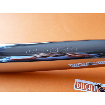 Collettore scarico destro Conti 0755.84.027 per Ducati 750GT Ducati 750S con marmitte Lanfranconi