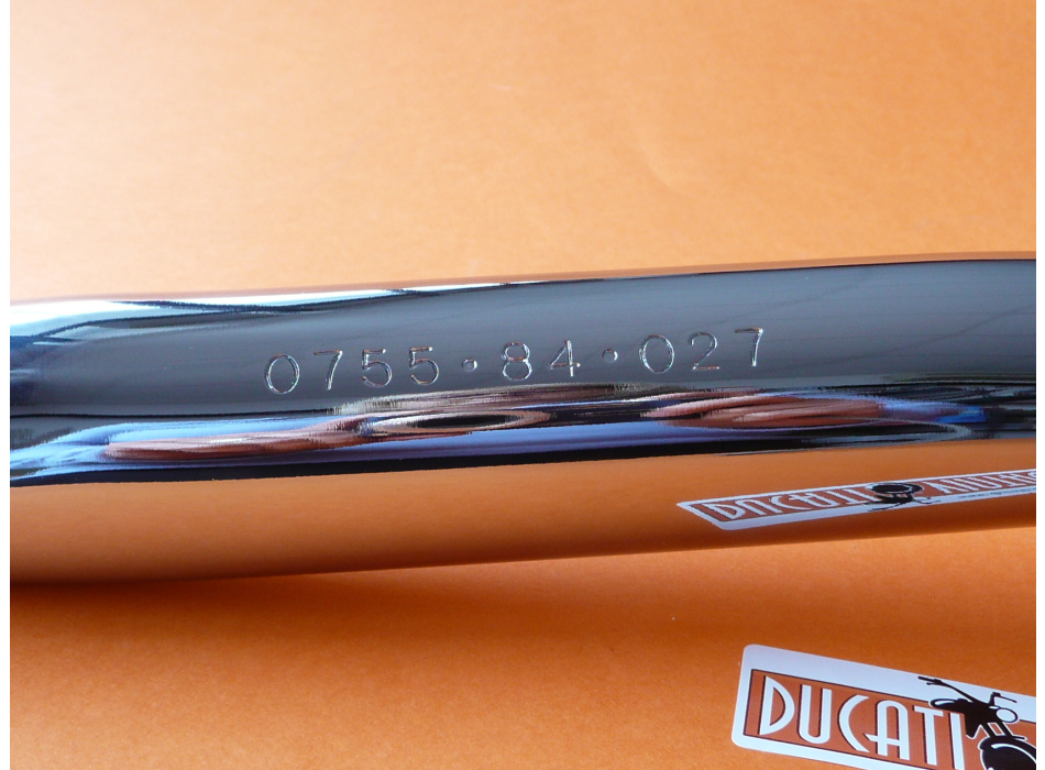 Collettore scarico destro Conti 0755.84.027 per Ducati 750GT Ducati 750S con marmitte Lanfranconi