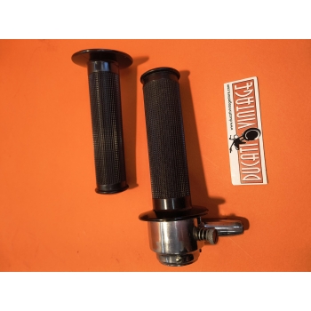 Comando acceleratore SUPERPRATIC originale, completo di manopole, per Ducati Scrambler, Ducati Desmo, Ducati RT