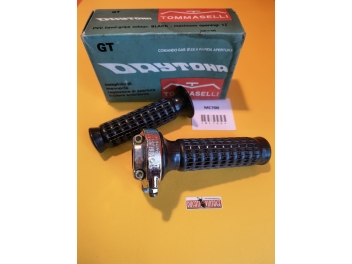 Comando acceleratore Tomaselli  Super Pratic ø 22mm originale, nuovo, per monocilindrici Ducati carter larghi