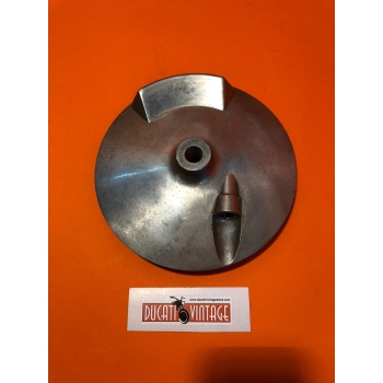 Coperchio mozzo anteriore freno a tamburo Ducati d’epoca – Ø ~190 mm