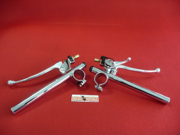 Coppia di semi-manubri Verlicchi per Ducati YELLOW e SILVER SHOTGUN 