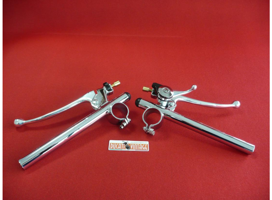 Coppia di semi-manubri Verlicchi per Ducati YELLOW e SILVER SHOTGUN 