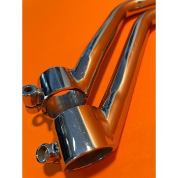 Coppia di semimanubri alti per forcella Ø 31,5 per moto DUCATI carter stretti