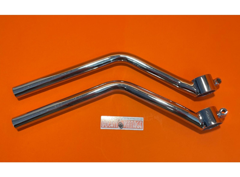 Coppia di semimanubri alti per forcella Ø 31,5 per moto DUCATI carter stretti