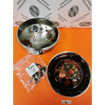 Fanale Aprilia completo cromato per Ducati Desmo Yellow