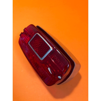 Fanalino rettangolare in alluminio. parzialmente originale  per moto Ducati carter stretti e larghi