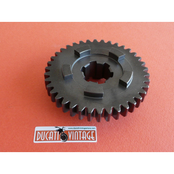 Ingranaggio cambio 2°velocità Z=38 per tutti monocilindrici Ducati carter larghi