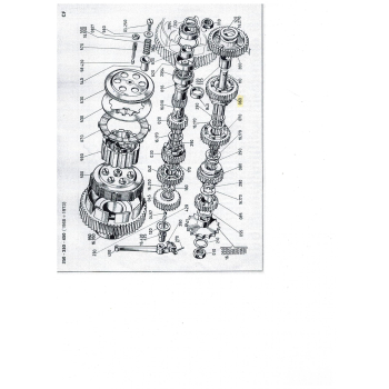 Ingranaggio cambio 2°velocità Z=38 per tutti monocilindrici Ducati carter larghi