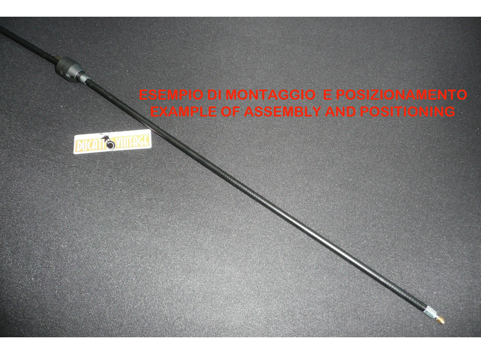 Interruttore stop sul cavo freno anteriore Ducati Scrambler, Desmo Yellow,Mark3