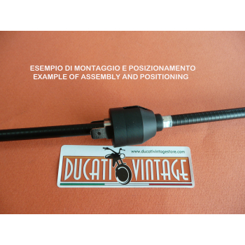 Interruttore stop sul cavo freno anteriore Ducati Scrambler, Desmo Yellow,Mark3