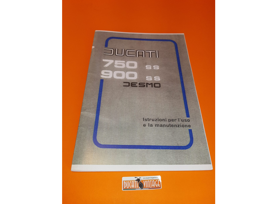 Istruzioni per l'uso e la manutenzione Ducati 750/900 SS Super Sport DESMO