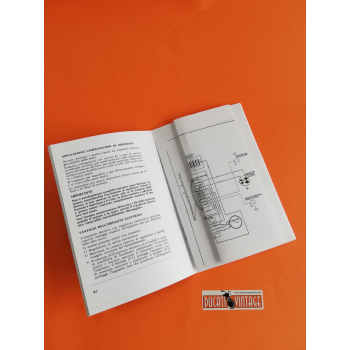 Istruzioni per l'uso e la manutenzione Ducati 750 GT bicilindrico monoalbero