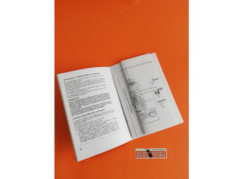 Istruzioni per l'uso e la manutenzione Ducati 750 GT bicilindrico monoalbero