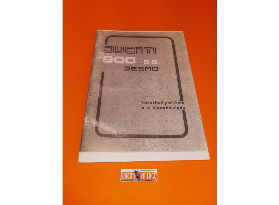 Istruzioni per l'uso e la manutenzione Ducati 900 SS Super Sport Desmo 