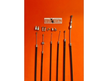 Kit cavi con morsetti: freno anteriore - starter - acceleratore - frizione – alzavalvoleper Ducati Scrambler 350 450 2° serie