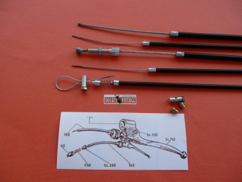 Kit completo cavi e guaine per Ducati RT