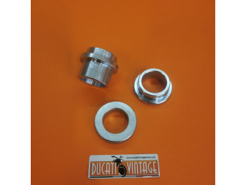 kit distanziali flangia parastrappi ruota posteriore  per Ducati Scrambler e Ducati Desmo 450cc cod. Ducati 0440.80.410