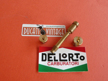 Kit getti carburatore originali Dell'Orto VHB 29AD per Ducati mono 350cc filtro a scatola 