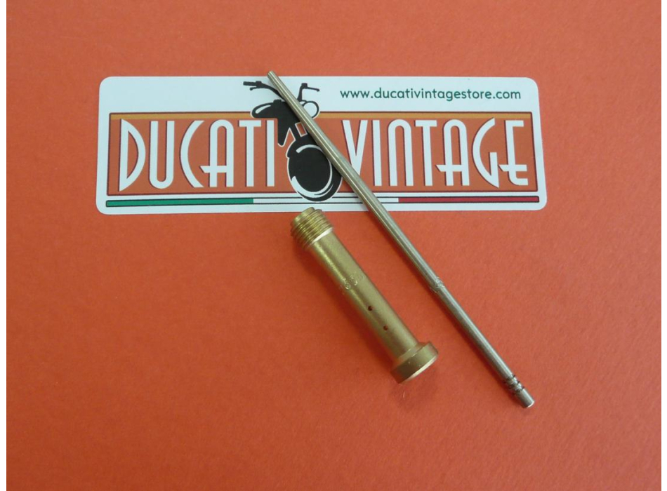 Kit spillo conico in Titanio V12 carburatore VHB 29AD + Polverizzatore 265M