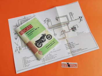 Libretto Istruzioni per l'uso e la manutenzione Ducati monocicli monoalbero 450cc Scrambler, Desmo, Mark3