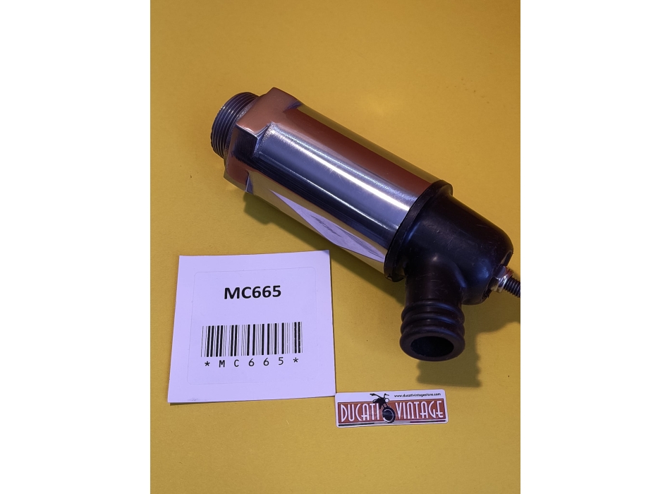 Manicotto sfiato olio originale Ducati, nuovo, completo, per Ducati 750 Bicilindrici carter tondo 