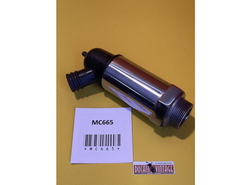 Manicotto sfiato olio originale Ducati, nuovo, completo, per Ducati 750 Bicilindrici carter tondo 