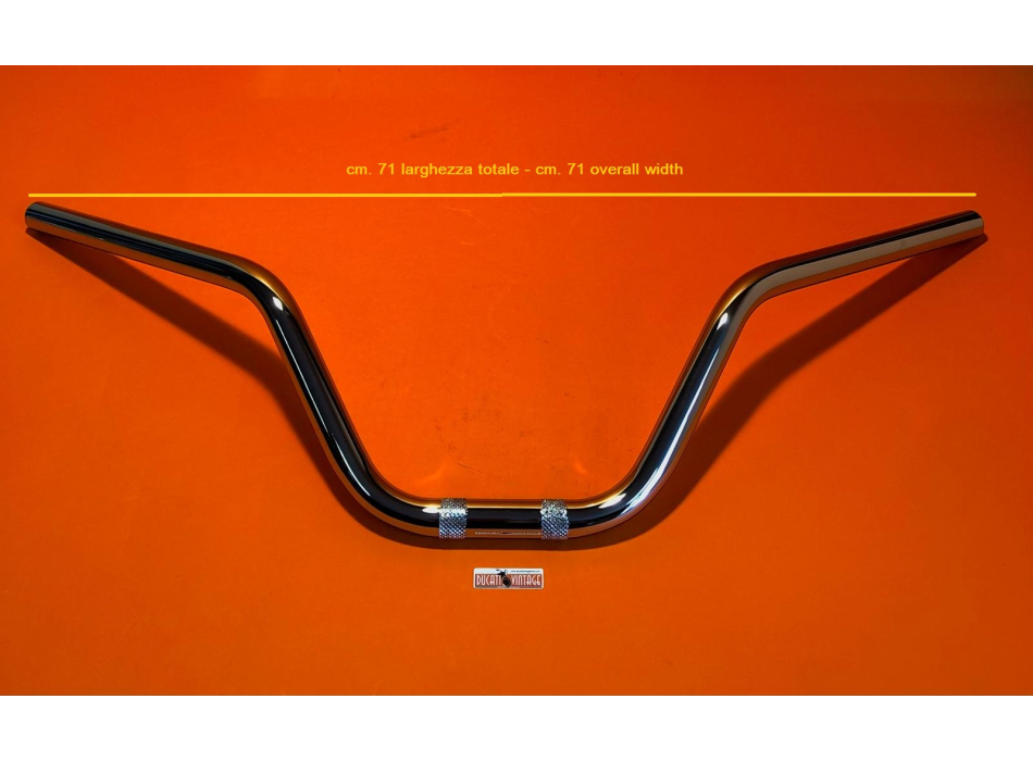 Manubrio cromato cm. 71 tipo SPORT per monocilindrico Ducati Scrambler