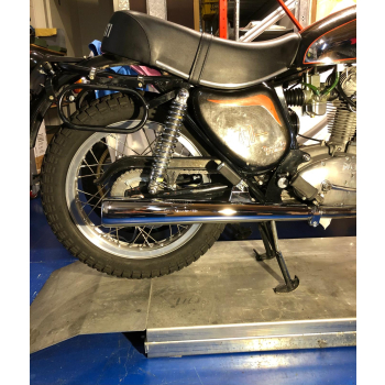 Marmitta CONTI a cono per monocilindrici Ducati, Scrambler, Yellow, Shotgun. Mark3, RT